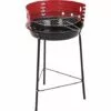 Vargan Barbecue à Charbon De Bois - Demi-ouvert - Ø33 Cm - Noir/Rouge -France Barbecue Soldes Boutique 57262978 1