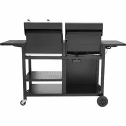 Barbecue Gaz Et Charbon LIVOO DOC254 - Noir -France Barbecue Soldes Boutique 57278254 4