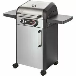 ENDERS - Barbecue Eflow Pro TURBO - Grill électrique - 3 Foyers Dont 1 Turbo Zone - Switch Grid - Jusqu'à 8 Convives - 4,5 KW - Gris