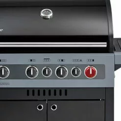 ENDERS - Barbecue Boston Black 4 IK Turbo - 4 Brûleurs Dont 1 Turbo Zone - 1 Brûleur Arrière Infrarouge - 1 Brûleur Latéral - Jusqu'à 12 Convives - 21,85 KW - Noir -France Barbecue Soldes Boutique 57586372 3
