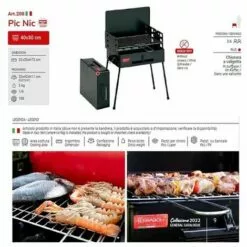 Ferraboli Barbecues Pic Nic Au Charbon De Voyage Dans Une Valisette Sans Vis -France Barbecue Soldes Boutique 57634956 3
