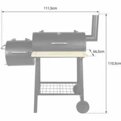 SOMAGIC - Fumoir Au Charbon De Bois - Noir 10 SOMAGIC - Fumoir Au Charbon De Bois - Noir -France Barbecue Soldes Boutique 57716507 4