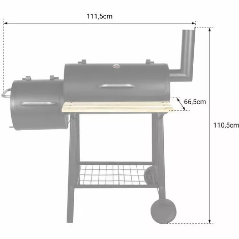 SOMAGIC - Fumoir Au Charbon De Bois - Noir 6 SOMAGIC - Fumoir Au Charbon De Bois - Noir – Image 4