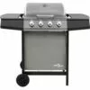 INLIFE Barbecue Gril à Gaz Avec 4 Brûleurs Noir Et Argenté 2 INLIFE Barbecue Gril à Gaz Avec 4 Brûleurs Noir Et Argenté -France Barbecue Soldes Boutique 57884838 1