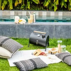 Barbecue Fumoir Portable 33.5x22cm Noir - Doc269 - Livoo - Noir -France Barbecue Soldes Boutique 58107781 5