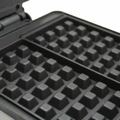 MPM MGO 13 Gaufrier Professionnel Pour 2 Gaufres Belges épaisses, Plaques Antiadhésives 1400W Argent - Argent -France Barbecue Soldes Boutique 58535934 5