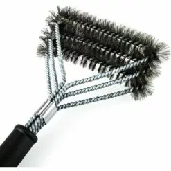 AOUGO Brosse à Barbecue - Nettoyage Grille Barbecue - Accessoire Barbecues - Electrique, Gaz, Charbon - Inox -France Barbecue Soldes Boutique 58573974 4