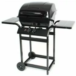 Centrale Brico Barbecue Au Gaz, 2 Brûleurs, Noir