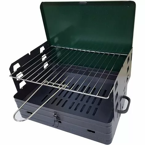 MEDIA WAVE STORE ® Barbecue Pliable Avec Valise BAR007 42x31xH80 Cm Avec Grille En Acier 5 MEDIA WAVE STORE ® Barbecue Pliable Avec Valise BAR007 42x31xH80 Cm Avec Grille En Acier – Image 3