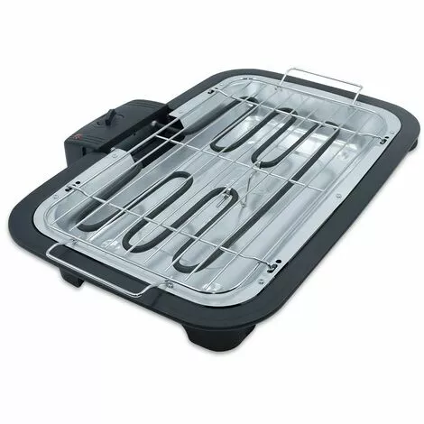 MEDIA WAVE STORE ® Barbecue électrique De Table JORDAN Grille En Acier JGB301G 2200W 37x21 Cm 5 MEDIA WAVE STORE ® Barbecue électrique De Table JORDAN Grille En Acier JGB301G 2200W 37x21 Cm – Image 3