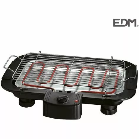 Barbecue électrique 2000w 47,5x30x11cm Edm 3 Barbecue électrique 2000w 47,5x30x11cm Edm