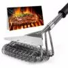 ZOLGINAH Brosse Barbecue, Brosse De Nettoyage Barbecue, 18 Pouces De Long, Pour Grille à Gaz, Grille Au Charbon De Bois Et Grille électrique (Brosse Nettoyage Barbecue)