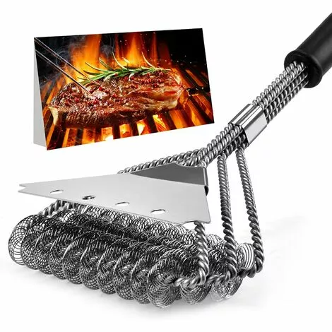 ZOLGINAH Brosse Barbecue, Brosse De Nettoyage Barbecue, 18 Pouces De Long, Pour Grille à Gaz, Grille Au Charbon De Bois Et Grille électrique (Brosse Nettoyage Barbecue) 3 ZOLGINAH Brosse Barbecue, Brosse De Nettoyage Barbecue, 18 Pouces De Long, Pour Grille à Gaz, Grille Au Charbon De Bois Et Grille électrique (Brosse Nettoyage Barbecue)