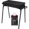 BBQ Barbecue Au Charbon De Bois Sur Pieds - 88cm - Surface De Grillage 60x29 Cm - Noir Couvercle Inclus 2 BBQ Barbecue Au Charbon De Bois Sur Pieds - 88cm - Surface De Grillage 60x29 Cm - Noir Couvercle Inclus -France Barbecue Soldes Boutique 59408945 1