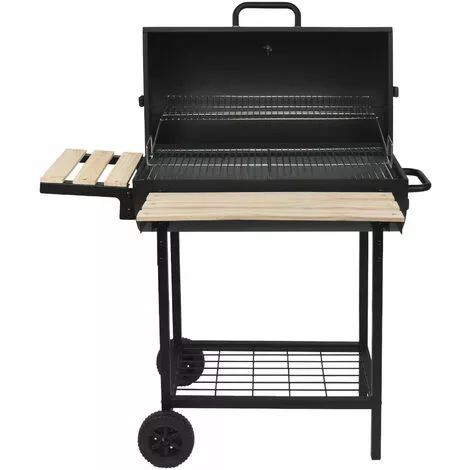 Barbecue à Charbon 76x33.5cm Avec Chariot - Smoker One Xl - Robby - Noir 3 Barbecue à Charbon 76x33.5cm Avec Chariot - Smoker One Xl - Robby - Noir