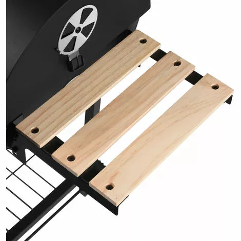 Barbecue à Charbon 76x33.5cm Avec Chariot - Smoker One Xl - Robby - Noir 7 Barbecue à Charbon 76x33.5cm Avec Chariot - Smoker One Xl - Robby - Noir – Image 5