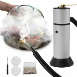GALOZZOIT Fumeur Portable Infusion Fumée Fraîche Pour Améliorer Le Goût Smoke Fumeur Pistolet à Viande Fumeur Pistolet Portatif Avec Des Copeaux De Bois Pour La Nourriture, La Viande, Les Fromages