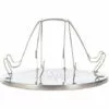 TANCYCO Réchaud De Camping Pliant Grille-pain En Acier Inoxydable 4 Tranches Pain Grille-pain Extérieur Portable Grille-pain Pour Camping Randonnée Pique-nique Barbecue,Argent, -France Barbecue Soldes Boutique 59952991 1