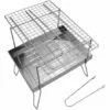 TANCYCO Gril Extérieur En Acier Inoxydable Grille De Barbecue Portable Grille De Barbecue Gril à Charbon Pour Camping En Plein Air Pique-nique,,Type B --- Avec Filet à Mailles Et Clip De Filet -France Barbecue Soldes Boutique 59953430 1