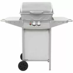 NOVA Gril à Barbecue Au Gaz Avec 2 Coakers En Argent En Acier Inoxydable -France Barbecue Soldes Boutique 59981990 3
