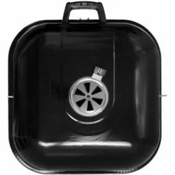 7HOUSE Barbecue De Carbone Pliante Et Portable Avec Roues Tamarit Noires 47x52x87cm 7habre -France Barbecue Soldes Boutique 60089417 3