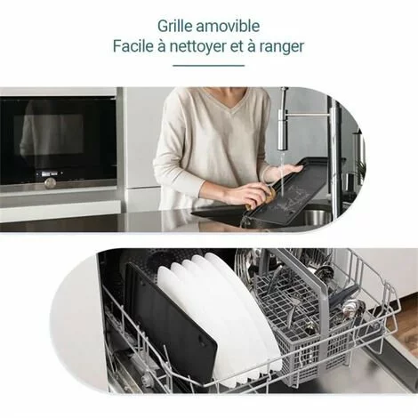 FIMEI Grille Electrique Barbecue De Table Puissance 1400W Sans Fumée,Température Réglable,Bac à Eau, Noir 50 Cm X 9 Cm X 23 Cm 5 FIMEI Grille Electrique Barbecue De Table Puissance 1400W Sans Fumée,Température Réglable,Bac à Eau, Noir 50 Cm X 9 Cm X 23 Cm – Image 3