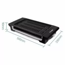 FIMEI Grille Electrique Barbecue De Table Puissance 1400W Sans Fumée,Température Réglable,Bac à Eau, Noir 50 Cm X 9 Cm X 23 Cm 11 FIMEI Grille Electrique Barbecue De Table Puissance 1400W Sans Fumée,Température Réglable,Bac à Eau, Noir 50 Cm X 9 Cm X 23 Cm -France Barbecue Soldes Boutique 60100341 5