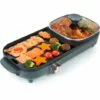 PESCE Gril Électrique,Hot Pot BBQ 2 En 1 Gril Portatif Electric Smokeless Grill Pot Chaud D'Intérieur De Gril 1500W -France Barbecue Soldes Boutique 60170113 1