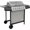 Topdeal Barbecue Gril à Gaz Avec 6 Brûleurs Noir Et Argenté FF48553_FR 2 Topdeal Barbecue Gril à Gaz Avec 6 Brûleurs Noir Et Argenté FF48553_FR -France Barbecue Soldes Boutique 60372009 1