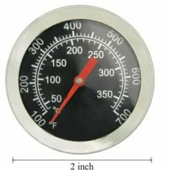 MEZHENG Thermomètre Pour Barbecue Charbon De Bois Fumoir, 52mm Thermomètre Four à Pizza En Acier Inoxydable, Pièces De Rechange Pour BBQ -France Barbecue Soldes Boutique 61309589 2