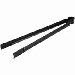 CLEGGFR Extérieur Barbecue Outils Long Charbon Pinces Charbon Pinces Barbecue Grill Carbone Clip Noir, Free Size,LO-Ron