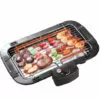 TANCYCO Gril électrique Ménage En Acier Inoxydable Fonction Multiple 2000W Haute Puissance 50-350℃ Plaque De Cuisson électrique Portable Extérieure Barbecue Brochettes Grill -France Barbecue Soldes Boutique 63632015 1