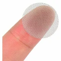 FUHUIDATRADING 150 Pièces Pipe Screen En Acier Inoxydable Écrans De Fumer Filtres à Écran De Pipe 15 Mm Avec Boîte De Rangement -France Barbecue Soldes Boutique 64046833 3