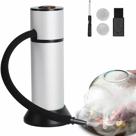 HEGUYEY Fumeur Portable Infusion Fumée Fraîche Pour Améliorer Le Goût Smoke Fumeur Pistolet à Viande Fumeur Pistolet Portatif Avec Des Copeaux De Bois Pour La Nourriture, La Viande, Les Fromages 3 HEGUYEY Fumeur Portable Infusion Fumée Fraîche Pour Améliorer Le Goût Smoke Fumeur Pistolet à Viande Fumeur Pistolet Portatif Avec Des Copeaux De Bois Pour La Nourriture, La Viande, Les Fromages