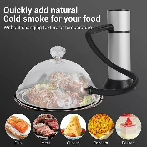 HEGUYEY Fumeur Portable Infusion Fumée Fraîche Pour Améliorer Le Goût Smoke Fumeur Pistolet à Viande Fumeur Pistolet Portatif Avec Des Copeaux De Bois Pour La Nourriture, La Viande, Les Fromages 6 HEGUYEY Fumeur Portable Infusion Fumée Fraîche Pour Améliorer Le Goût Smoke Fumeur Pistolet à Viande Fumeur Pistolet Portatif Avec Des Copeaux De Bois Pour La Nourriture, La Viande, Les Fromages – Image 4