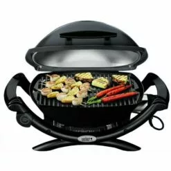 Weber Q1400 Dark Grey Elektrische -France Barbecue Soldes Boutique 64076368 5