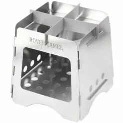 BDD Ws007 Poêle à Bois Moyen Portable En Acier Inoxydable Léger Pliant Poêle à Bois Poêle à Alcool De Poche