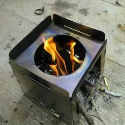 BDD Ws007 Poêle à Bois Moyen Portable En Acier Inoxydable Léger Pliant Poêle à Bois Poêle à Alcool De Poche -France Barbecue Soldes Boutique 65376367 5