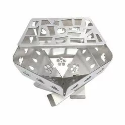 BDD Camping En Plein Air En Acier Inoxydable Barbecue Poêle à Bois Pliable Portable Fire Rack -France Barbecue Soldes Boutique 65376385 5