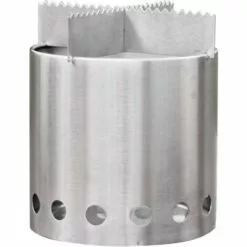 BDD Poêle à Bois Portable En Acier Inoxydable, Lumière Et Lumière De Poêle à Bois, Ustensiles De Cuisine En Bois De Camping