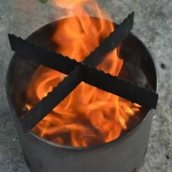 BDD Poêle à Bois Portable En Acier Inoxydable, Lumière Et Lumière De Poêle à Bois, Ustensiles De Cuisine En Bois De Camping -France Barbecue Soldes Boutique 65376967 4