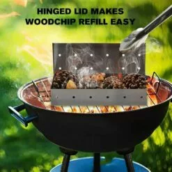 MEZHENG Barbecue Grill Smoker Box Pour Copeaux De Bois, Accessoire De Barbecue Pour Fumoir En Acier Inoxydable Pour Barbecue Au Charbon De Bois 10 MEZHENG Barbecue Grill Smoker Box Pour Copeaux De Bois, Accessoire De Barbecue Pour Fumoir En Acier Inoxydable Pour Barbecue Au Charbon De Bois -France Barbecue Soldes Boutique 65889294 4