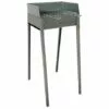 LISA Barbecue Portatif Cuisson Au Charbon De Bois En Fer Avec Grille 40×30 Vesuvio