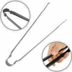 30cm Pince à Charbon Multifonctionnelle Pince à Barbecue En Métal Outil De Service Au Charbon De Bois Avec Poignée Isolée Pour Utilisation De Pique-Nique Au Barbecue En Plein Air Noir -Adélala 9 30cm Pince à Charbon Multifonctionnelle Pince à Barbecue En Métal Outil De Service Au Charbon De Bois Avec Poignée Isolée Pour Utilisation De Pique-Nique Au Barbecue En Plein Air Noir -Adélala -France Barbecue Soldes Boutique 66378091 3