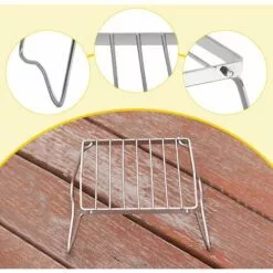AOUGO Camping En Plein Air Portable Pliant Brûleur Poêle Stand Support Support Barbecue -France Barbecue Soldes Boutique 66974657 4