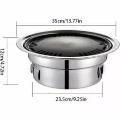 OCXIN Barbecue à Charbon De Bois Rond Portable Ménage Camping Gril Poêle Avec Barbecue Filet Ménage Jardin Fournitures -France Barbecue Soldes Boutique 66998362 3