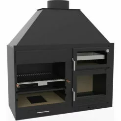FM CALEFACCION Barbecue Charbon Bois FM FUSION 140 Avec Four -France Barbecue Soldes Boutique 6962198 4
