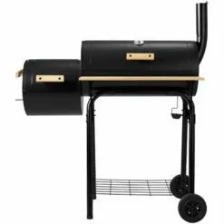 TECTAKE Barbecue, Grill, Fumoir, Smoker Américain XXL Avec Thermomètre De Température - Charbon De Bois - Noir 9 TECTAKE Barbecue, Grill, Fumoir, Smoker Américain XXL Avec Thermomètre De Température - Charbon De Bois - Noir -France Barbecue Soldes Boutique 7513844 3