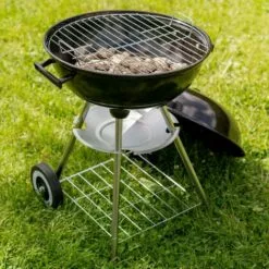 TECTAKE Barbecue Boule Ø 41,5 Cm Acier Galvanisé Grill Fumoir Avec Régulateur De Ventilation Température - Charbon De Bois - Noir -France Barbecue Soldes Boutique 7514132 4
