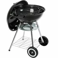 TECTAKE Barbecue Boule Ø 41,5 Cm Acier Galvanisé Grill Fumoir Avec Régulateur De Ventilation Température - Charbon De Bois - Noir -France Barbecue Soldes Boutique 7514132 5